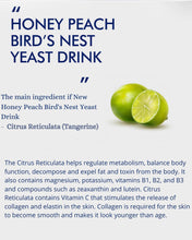 Load image into Gallery viewer, Honey Peach Bird Nest Yeast Drink
